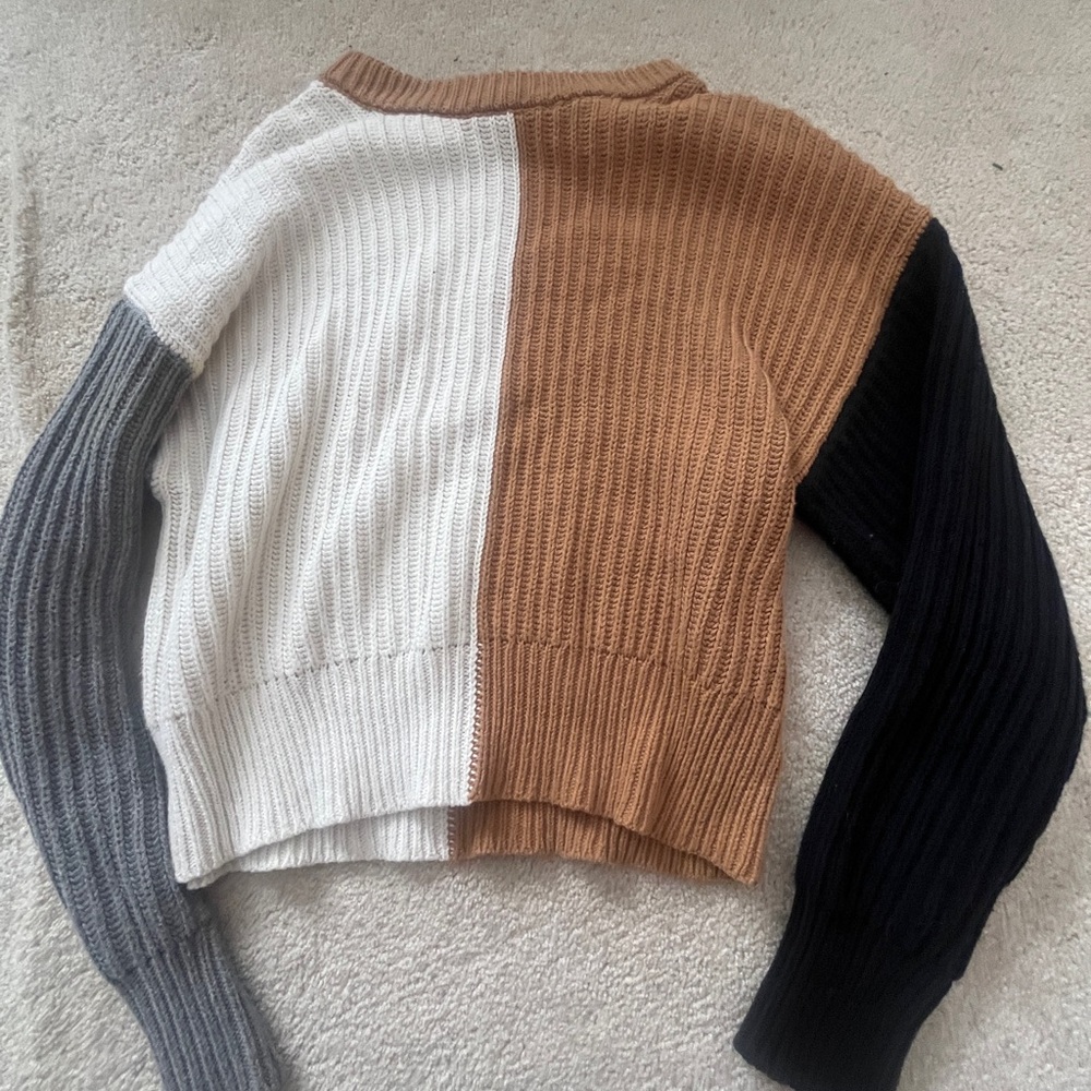 a new day Multicolor Ribbed Sweater